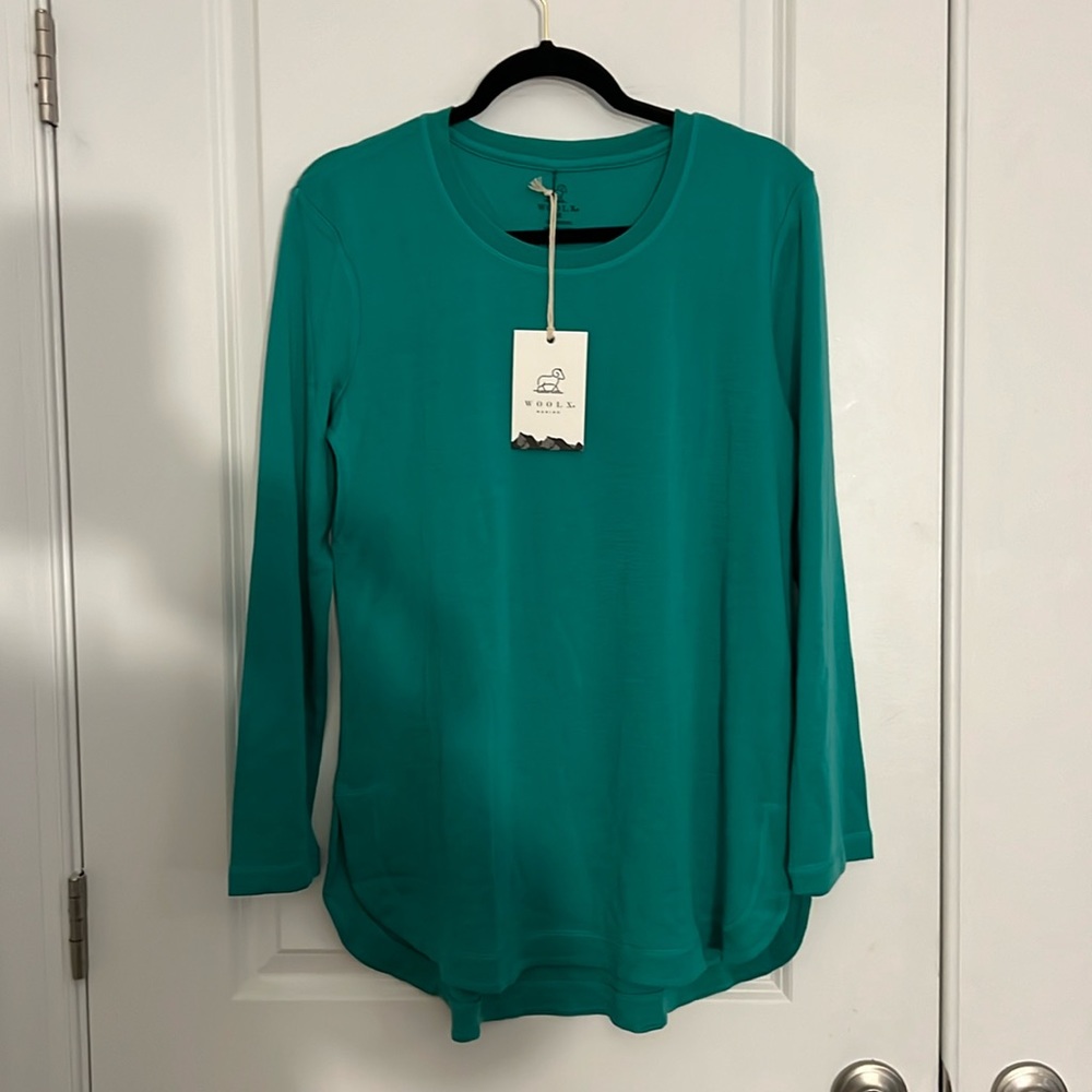 New WoolX Blair in a gorgeous green perfect for spring.NWOT